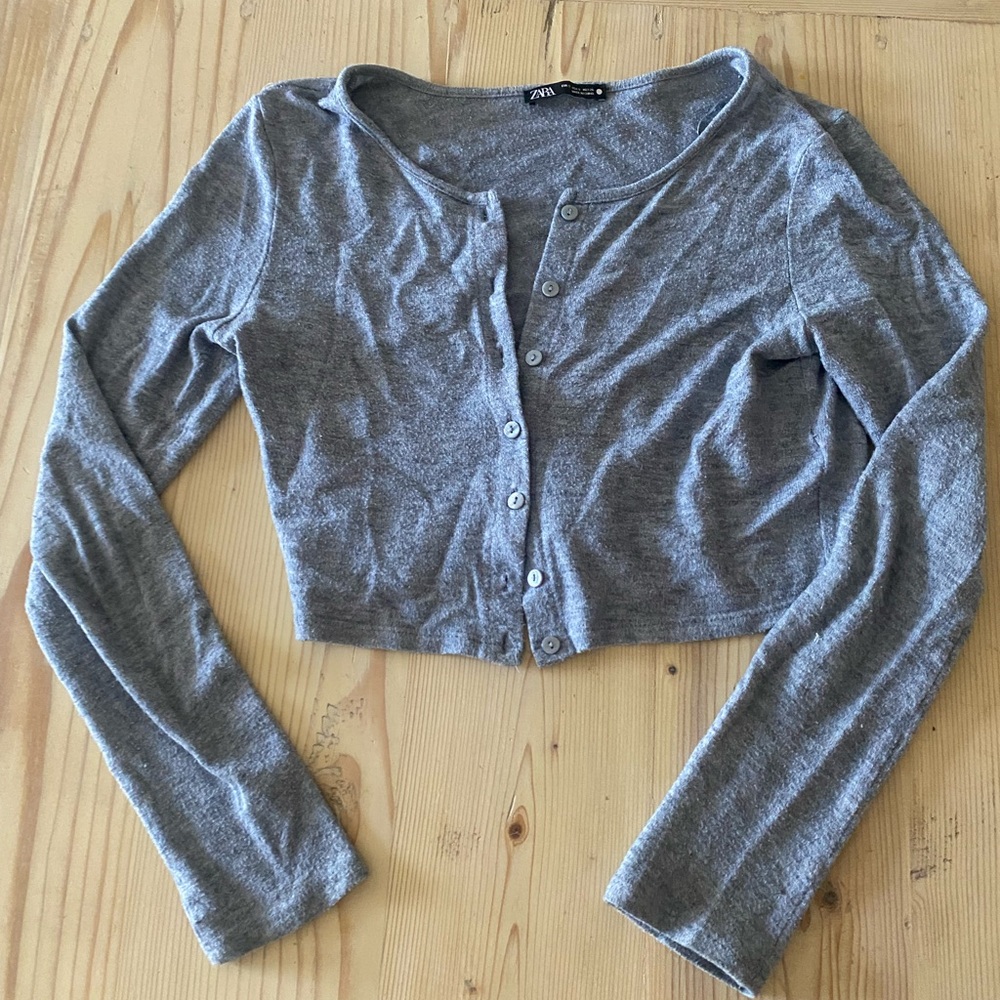 Zara cropped cardigan